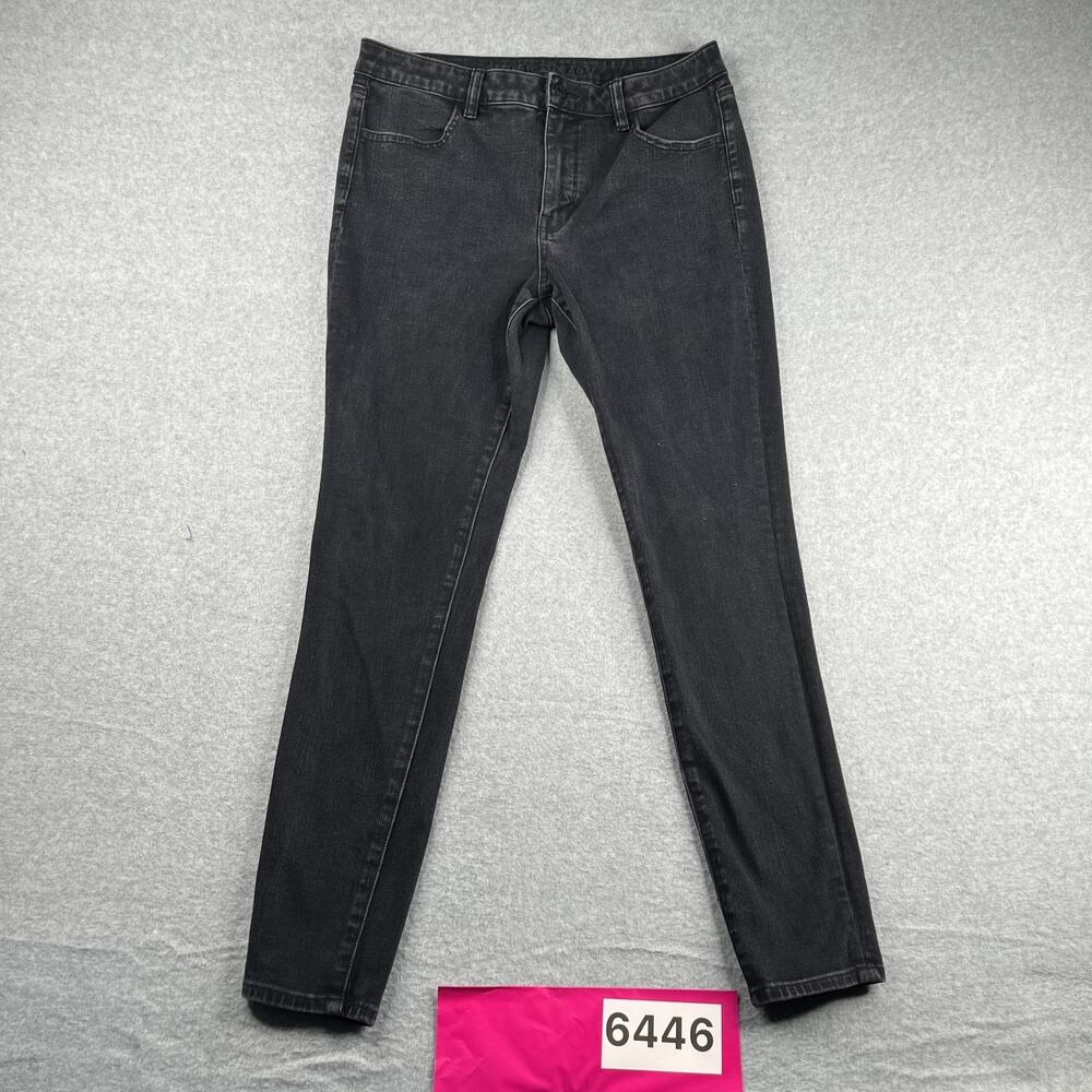 American Eagle Dream Stretch Jeans High Rise Jeggings Womens 12 Long Black